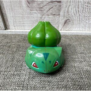 Vintage 1999 Toy Island Pokemon Bulbasaur Pencil Sharpener Desktop Figure Rare